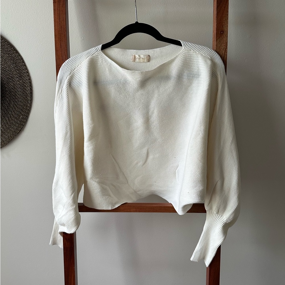 Altar’d State Ribbed Sweater - Cream